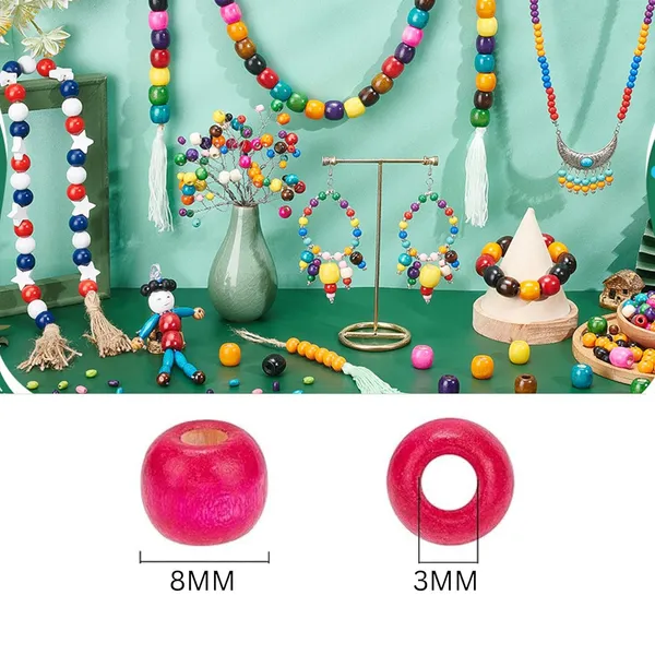 Multicolor_8mm_Wooden_Beads_for_Jewelry_Making__Set_of_6_Different_Colors_with_10_Meters_Elastic_Thread_for_Bracelets_&_Necklaces