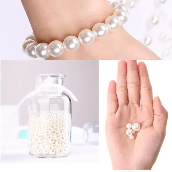 White_Pearl_Beads_Kit_Of_6_Different_Sizes_Comes_With_Elastic_Thread_Of_10_Meter_Long_And_0.7_Cm_Size_For_Jewellery_Necklace_Bracelet_Making_Beads|Girls_Birthday_Gift|DIY_Craft_Kit_(Off_White)