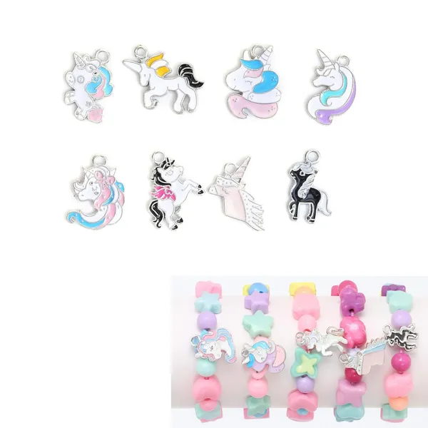 Multicolor__Enamel_Metal_Charms_and_Pendants_for_Jewellery_making_and_crafting_Bracelet_necklace_For_girls_kids_|_animal_|_Flower