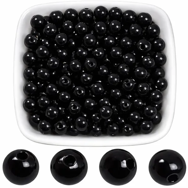 Ambitieux_650+_Pcs_Jelly_Glass_Beads_for_Jewelry_Making_|_8mm_Assorted_Color_Round_Glass_Beads_for_Bracelet,_Necklace,_Anklet_&_DIY_Craft_|_Bulk_Bead_Kit_for_Selling_&_Handmade_Business_(Black)