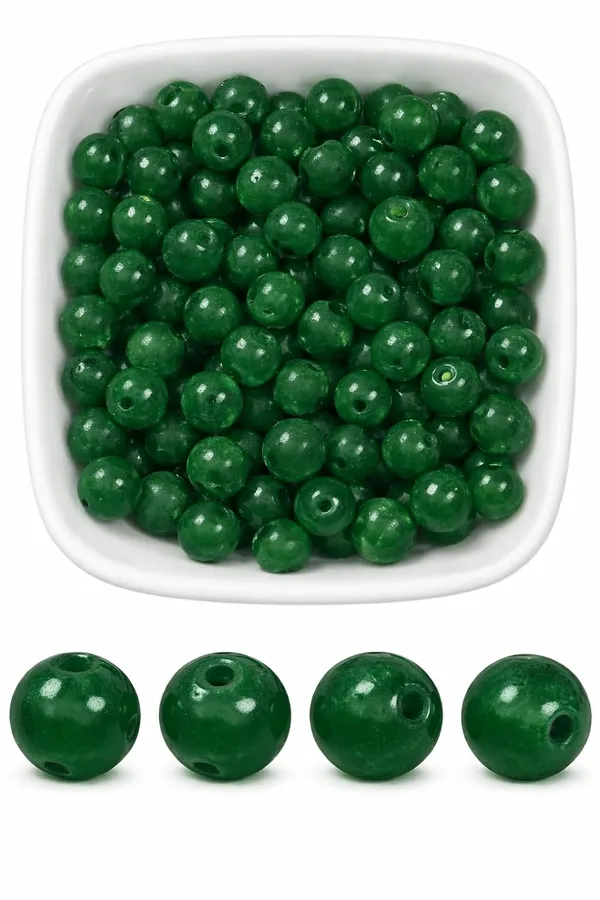 Ambitieux_650+_Pcs_Jelly_Glass_Beads_for_Jewelry_Making_|_8mm_Assorted_Color_Round_Glass_Beads_for_Bracelet,_Necklace,_Anklet_&_DIY_Craft_|_Bulk_Bead_Kit_for_Selling_&_Handmade_Business_(Dark_Green)