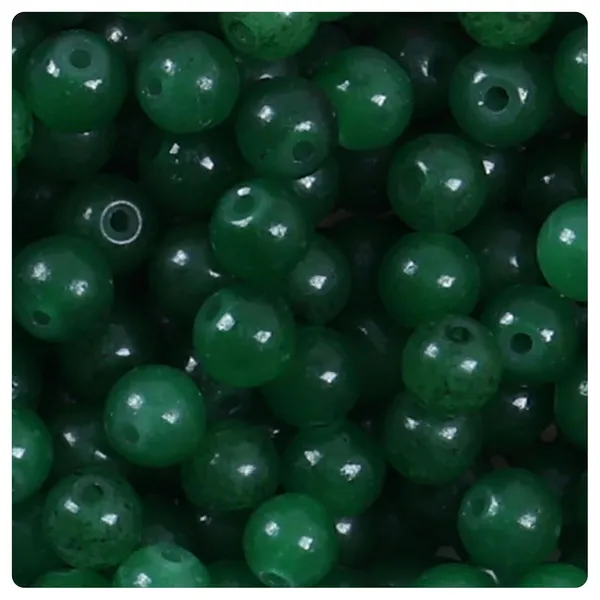 Ambitieux_650+_Pcs_Jelly_Glass_Beads_for_Jewelry_Making_|_8mm_Assorted_Color_Round_Glass_Beads_for_Bracelet,_Necklace,_Anklet_&_DIY_Craft_|_Bulk_Bead_Kit_for_Selling_&_Handmade_Business_(Dark_Green)