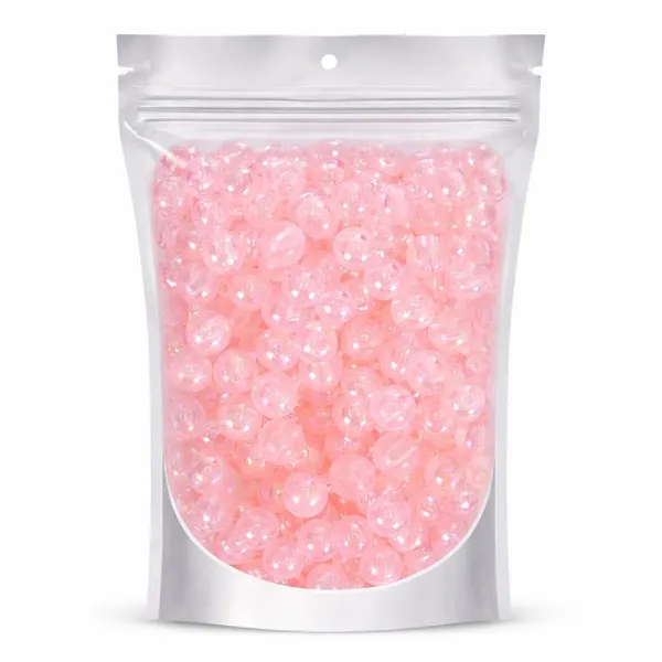 Ambitieux_800+_PCS_8mm_Rainbow_Shining_Round_Plastic_Beads_for_Jewellery_Making_|_DIY_Craft_Beads_for_Bracelets,_Necklaces_&_Art_Projects_|_Birthday_Gift_for_Girls_&_Kids_(4ÃƒÂ¢Ã¢â€šÂ¬Ã¢â‚¬Å“12_Years)_(Baby_Pink)