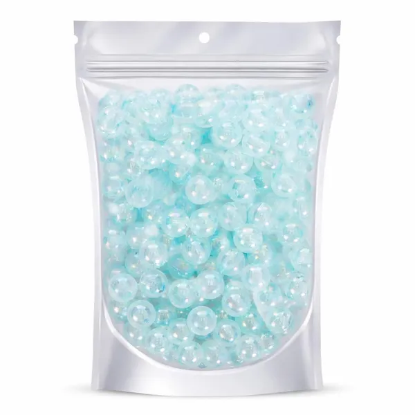 Ambitieux_800+_PCS_8mm_Rainbow_Shining_Round_Plastic_Beads_for_Jewellery_Making_|_DIY_Craft_Beads_for_Bracelets,_Necklaces_&_Art_Projects_|_Birthday_Gift_for_Girls_&_Kids_(4ÃƒÂ¢Ã¢â€šÂ¬Ã¢â‚¬Å“12_Years)_(light_blue)