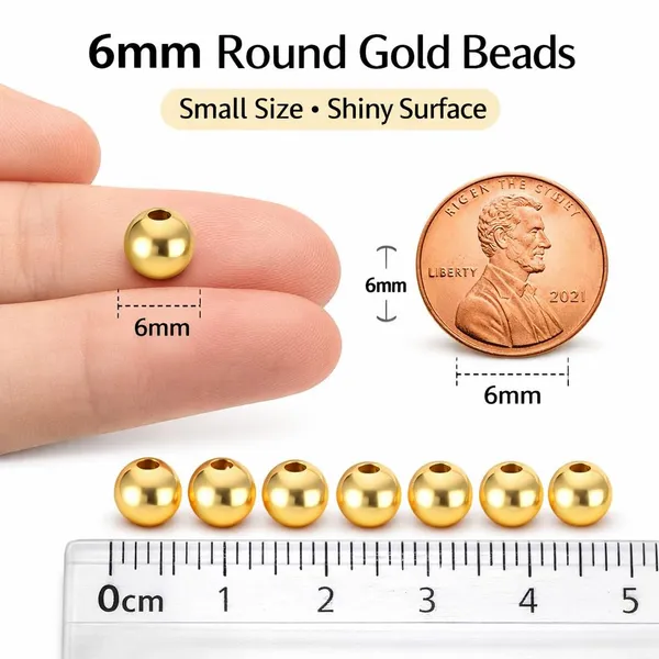 Ambitieux_Golden_CCB_Beads_for_Jewellery_Making_â€“_6mm_8mm_10mm_and_12mm_Round_Gold_Plastic_Beads_for_Bracelet,_Necklace_&_DIY_Craft_â€“_Lightweight_Metallic_Spacer_Beads_for_Women_&_Kids_(Multi_Size_Pack)_(6mm)