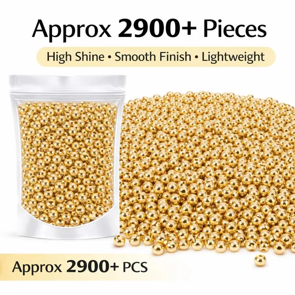 Ambitieux_Golden_CCB_Beads_for_Jewellery_Making_â€“_6mm_8mm_10mm_and_12mm_Round_Gold_Plastic_Beads_for_Bracelet,_Necklace_&_DIY_Craft_â€“_Lightweight_Metallic_Spacer_Beads_for_Women_&_Kids_(Multi_Size_Pack)_(6mm)