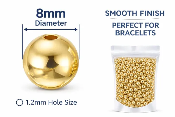 Ambitieux_Golden_CCB_Beads_for_Jewellery_Making_â€“_6mm_8mm_10mm_and_12mm_Round_Gold_Plastic_Beads_for_Bracelet,_Necklace_&_DIY_Craft_â€“_Lightweight_Metallic_Spacer_Beads_for_Women_&_Kids_(Multi_Size_Pack)_(8mm)
