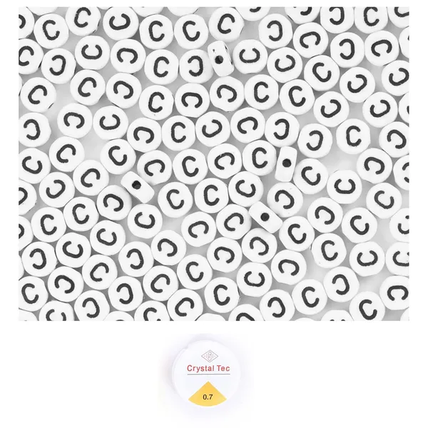Multicolor_Round_Black_&_White_Alphabet_Plastic_Beads_with_Elastic_Thread__50+_Letter_Beads_A-Z_for_Bracelet,_Necklace_&_Jewelry_Making_(C)