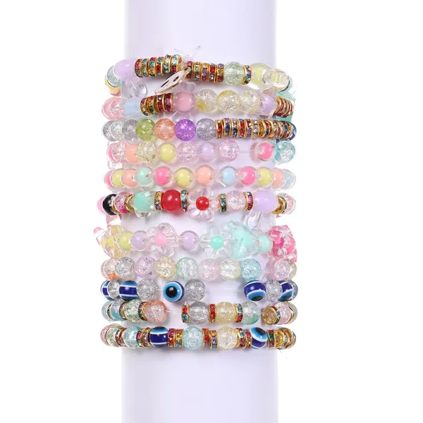 Multicolor_DIY_Bracelet_Making_Kit__575+_Beads_Jewelry_Set_with_Glass,_Double,_Charms_Pendants_Accessories,_Evil_Eye,_Elastic_Thread,_Cutter_&_Jute_Bag__Craft_Kit_for_Girls,_Kids_&_Adults_birthday_2_3_4_5_6_7_8_9_years_(Crackle)