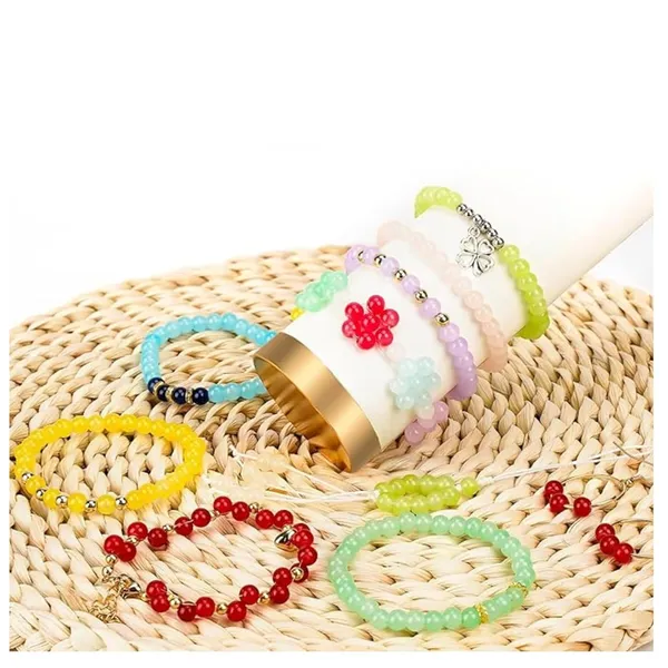 Multicolor_300+_Glass_Beads_Set_with_5_Charms_&_10_Meter_Elastic_Thread__Perfect_for_Bracelet_&_Jewelry_Making_(Crackle_Glass)