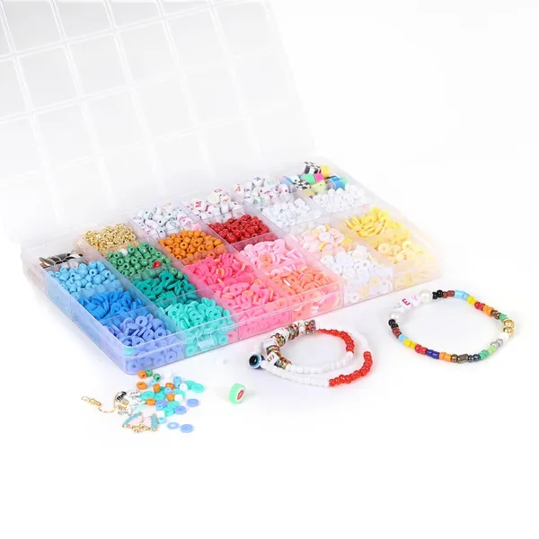 Multicolor_DIY_Bracelet_Making_Kit_for_Girls__3000+_Beads_Craft_Set_with_12_Clay_Colors,_6_Seed,_Alphabet_&_Heart,_Charms,_Findings,_Elastic_Rolls,_Cutter_&_Jute_Pouch__Jewellery_Kit_for_Kids_-_Birthday_Gift_for_Girls_4_5_6_7_8_9_10_Years