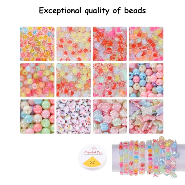 ambitieux_DIY_Bracelet_Making_Kit_for_Girls_ÃƒÂ¢Ã¢â€šÂ¬Ã¢â‚¬Å“_500+_Glossy_Beads_in_Mix_Shapes_with_Candy,_Pastel,_Alphabet,_and_Butterfly_Beads_+_Elastic_Thread_ÃƒÂ¢Ã¢â€šÂ¬Ã¢â‚¬Å“_Jewellery_Craft_Kit_for_Kids_Age_6ÃƒÂ¢Ã¢â€šÂ¬Ã¢â‚¬Å“12