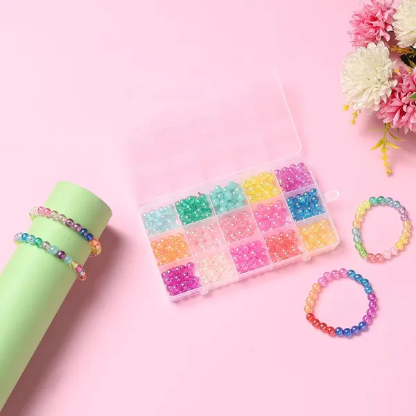 ambitieux_DIY_Jewellery_Making_Kit_for_Kids__24_Colours_Pearl_Beads_Set_with_Charms_&_Accessories_|_Birthday_Gift_for_Girls_Age_5,_6,_7,_8,_9,_10,_11,_12+_Years_(15_8mm_Rainbow_Beads)
