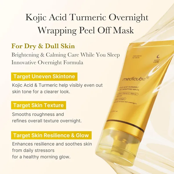 medicube_Turmeric_Kojic_Acid_Night_Wrapping_Peel_Off_Mask_-_75_ml