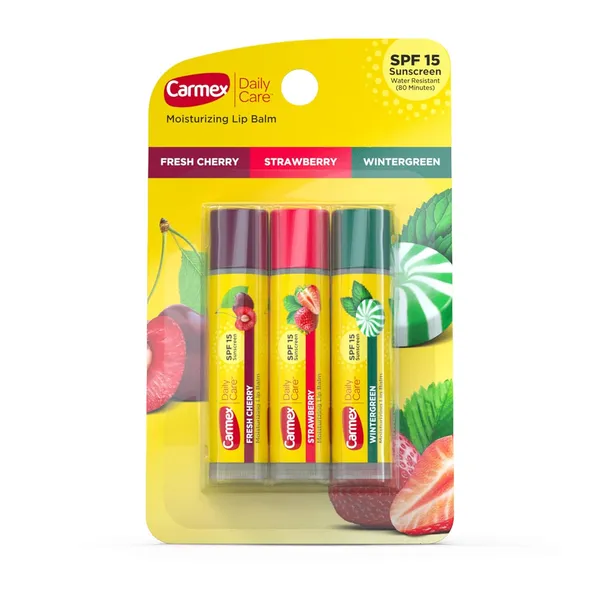 Carmex_Strawberry,_Wintergreen_&_Fresh_Cherry_Lip_Balm_4.25g_Pack_3