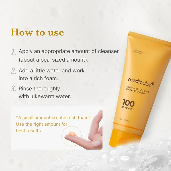 Medicube_Kojic_Acid_Turmeric_Toning_Cleanser_-_120_g