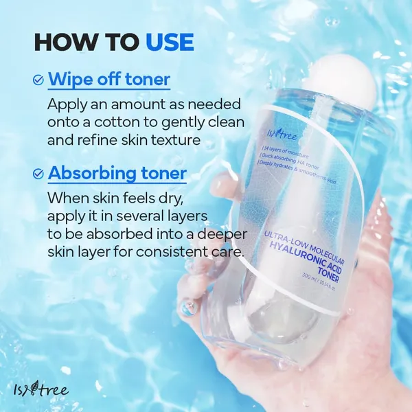 Isntree_Blue_Ultra-Low_Molecular_Hyaluronic_Acid_Toner_300ml