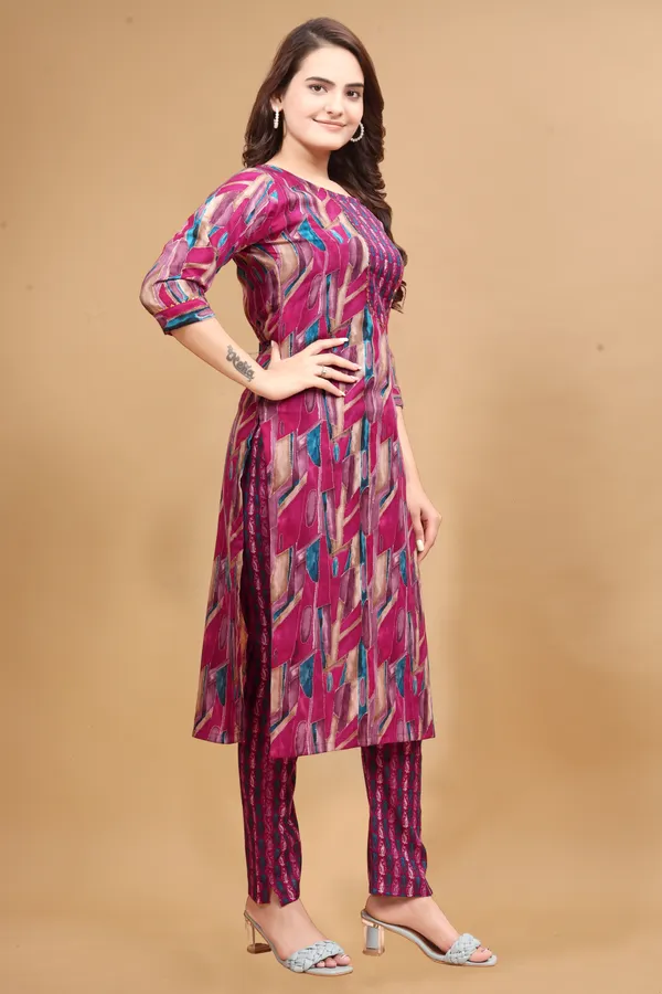 Blue_Cotton_Blend_Kumkum_Kurta_Set_For_Women