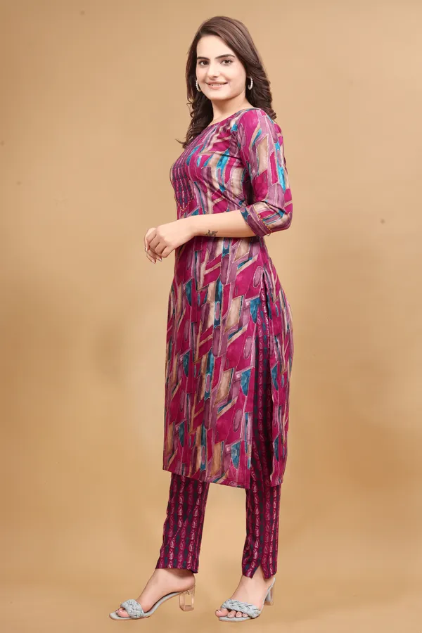 Blue_Cotton_Blend_Kumkum_Kurta_Set_For_Women