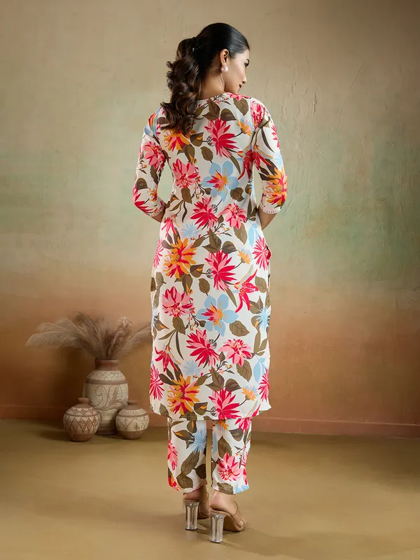 Orange_Cotton_Blend_Luna_Kurta_Set_For_Women