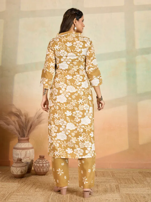 Beige_Cotton_Blend_Maza_Kurta_Set_For_Women