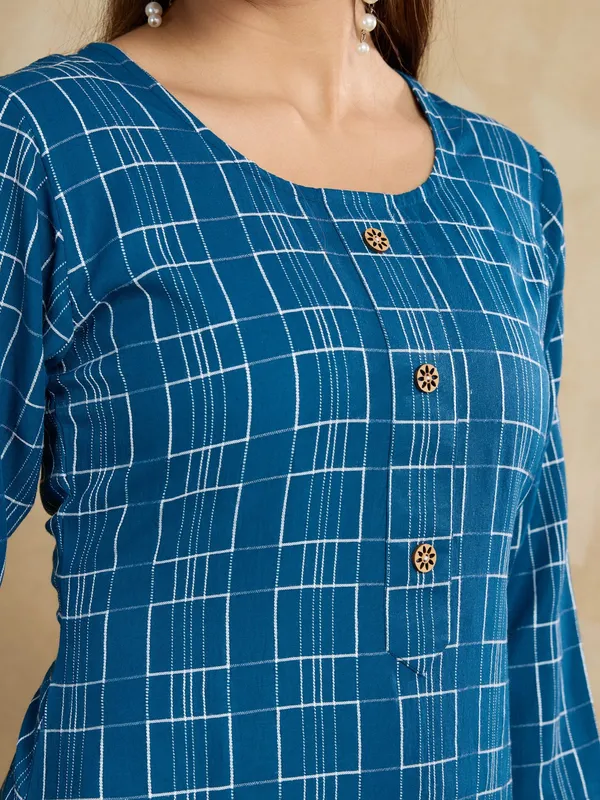 Blue_Cotton_Blend_Rashi_Kurta_Set_For_Women