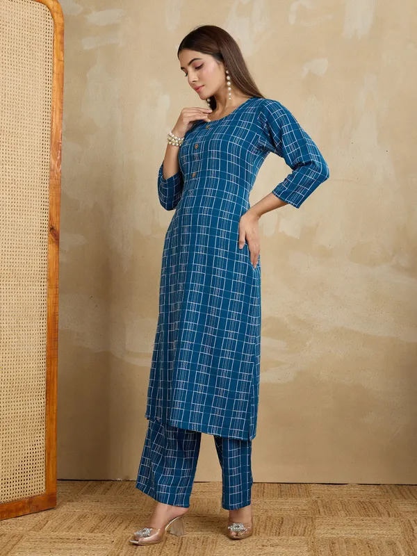 Blue_Cotton_Blend_Rashi_Kurta_Set_For_Women