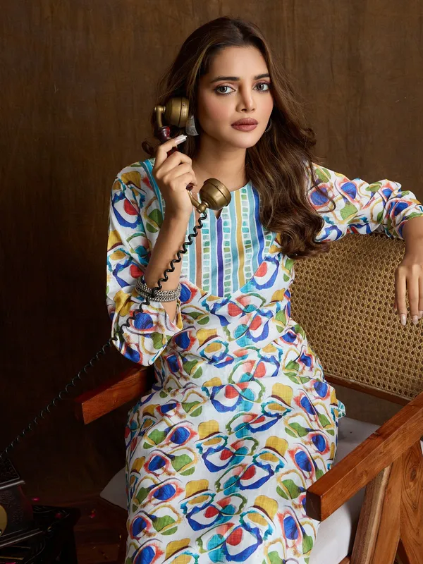 Blue_Cotton_Blend_Ruhi_Kurta_Set_For_Women
