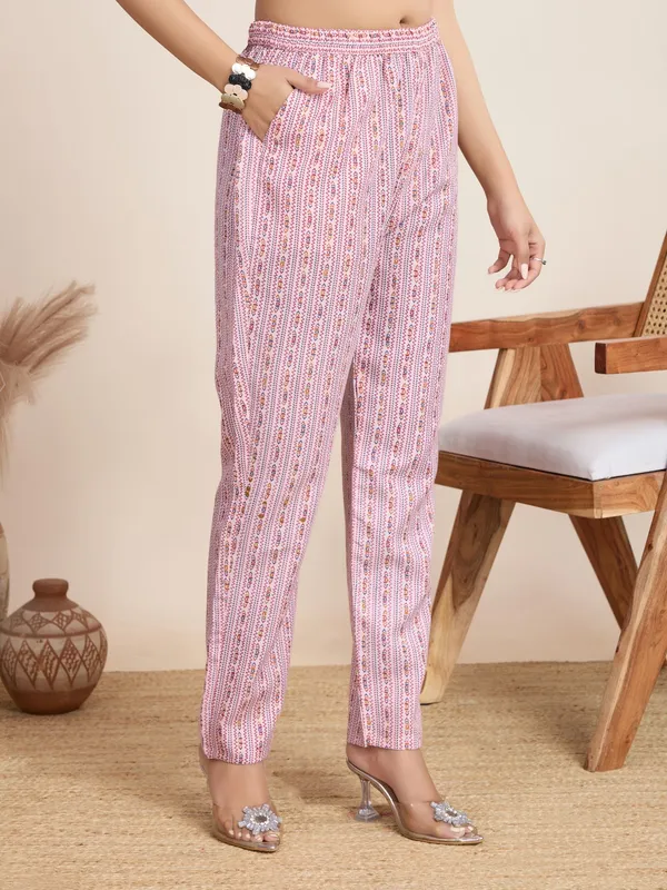 Pink_Cotton_Blend_Safari_Kurta_Set_For_Women