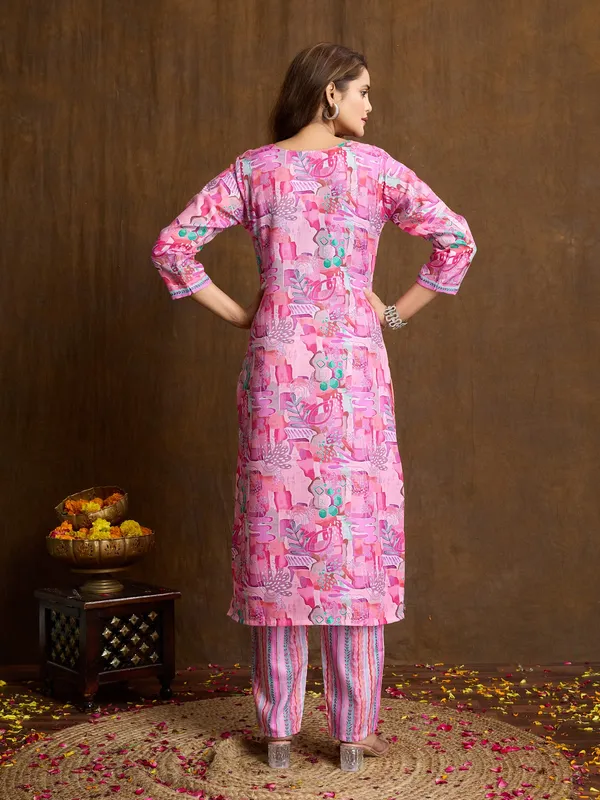 Pink_Cotton_Blend_Sita_Kurta_Set_For_Women