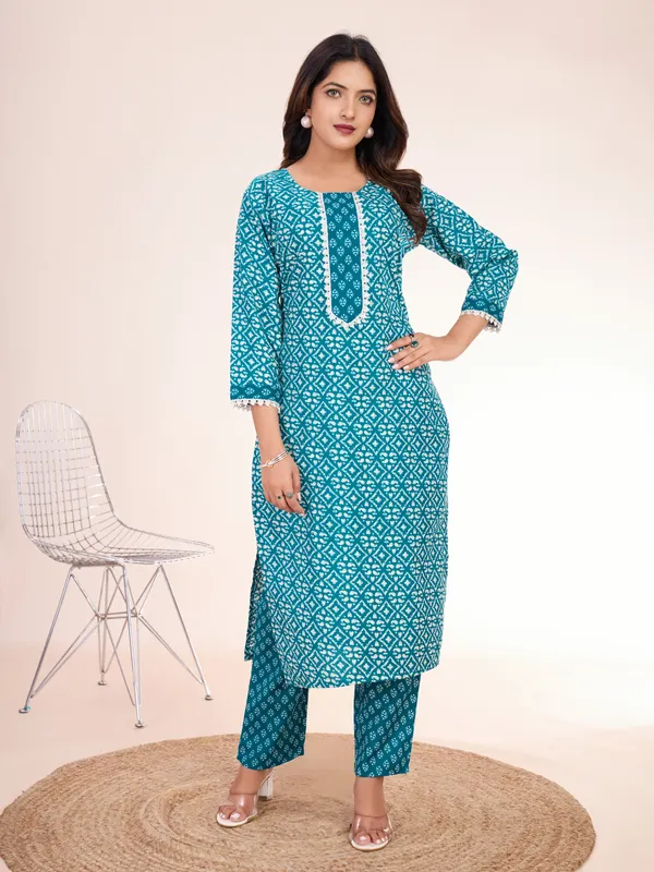 Blue_Cotton_Blend_Stree_Kurta_Set_For_Women