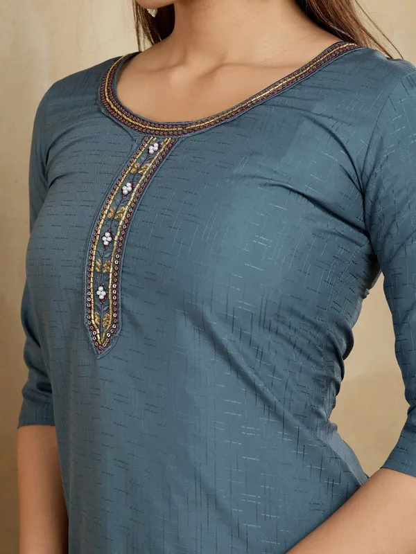 Grey_Cotton_Blend_Swara_Kurta_Set_For_Women