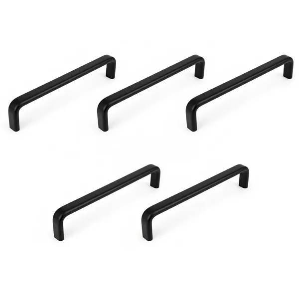 Qurtainz_Black_finish_Stainless_Steel_4_Inches_Kitchen_Cabinet_&_Drawer_Handles,_Dark_Matt_Black_Handles,_Furniture_&_Door_Pull_Handles_(4_Inches,_96mm_Hole_to_Hole,_Pack_of_5)