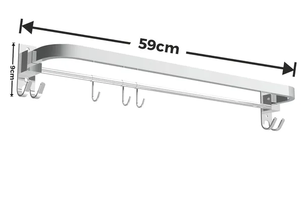 Qurtainz_24_Inch_Wall_Mounted_Stainless_Steel_Bathroom_Towel_Hanger_-_Space-Saving_-_Durable_Bathroom_Accessories_and_Fittings_-_Easy_Installation-_(24_Inch,_Chrome,_Foldable)-pack_of_1-2_ft_long