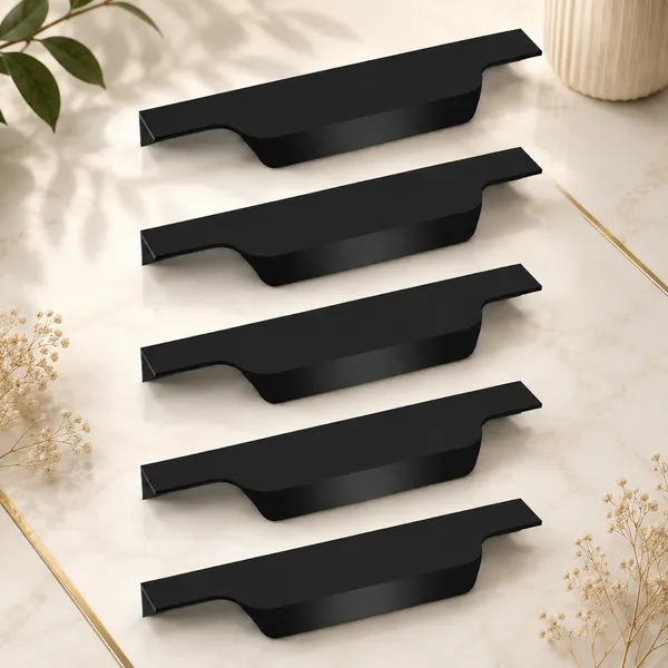 Qurtainz_Profile_Handle_for_Kitchen_Cabinet/10_Inch_Aluminium_Drawer_Profile_Handle/Wardrobe_Pull_Handle_for_Home/Office/Hotel_-_Pack_of_5_(BLACK)