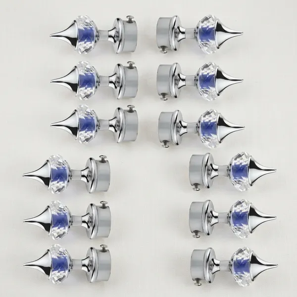Qurtainz_Crystal_Stainless_Steel_And_Alloy_Curtain_Finials_-_(No_Centre_Support)_Blue,_Standard,_6_Pair