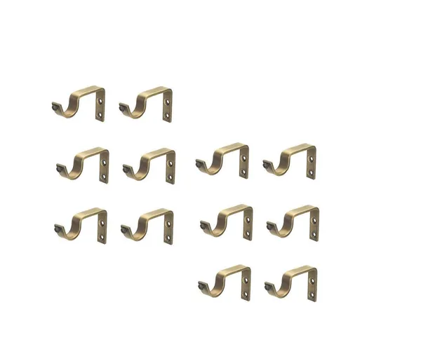 Qurtainz_Antique_Finish_Centre_Support_Only_Curtain_Finials/_Curtain_Accessories/_Curtain_Bracket_-6_Pair_Antique_Finish_Centre_Support_Only,_Gold