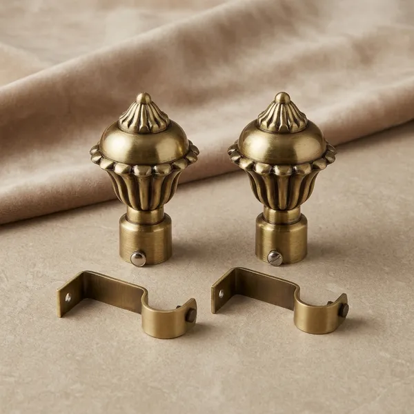 Qurtainz_Antique_Brass_Finish_Curtain_Bracket_-_1_Pair_With_Centre_Support_-_Suitable_For_Rod-Pocket_Style_Curtains_And_1_Inch_Rod_-_Brown,