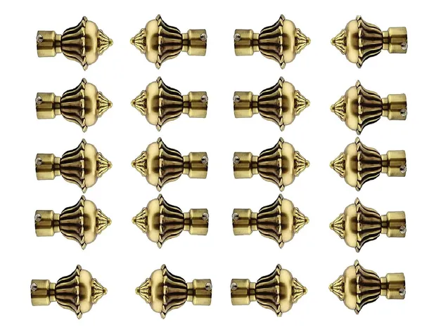 Qurtainz_Brand_Heavy_Metal_Curtain_Bracket/Curtain_Accessories/Curtain_Finials_Only-10_Pair_Curtain_Bracket_Only(No_Support)