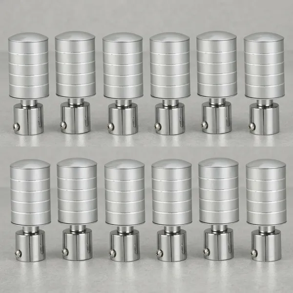 Qurtainz_Aluminum_Curtain_Finials/curtain_bracket/curtain_accessories_Silver-pack_of_6_Pair