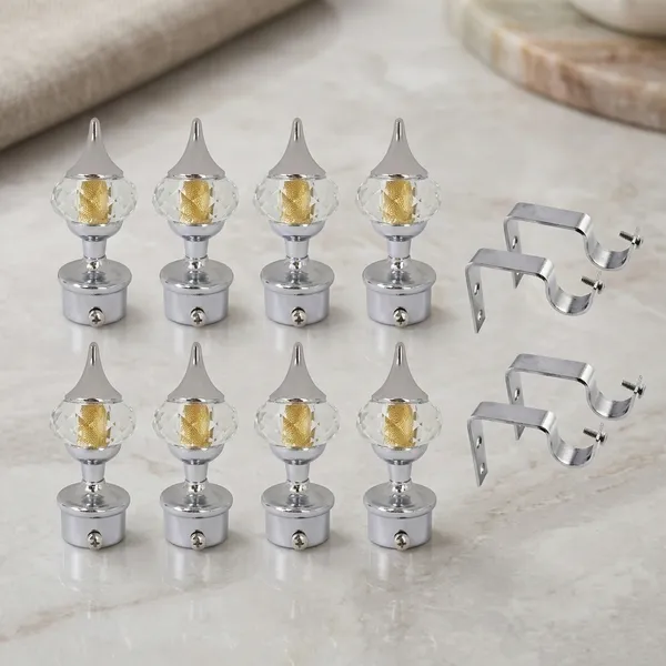 Qurtainz_Stainless_Steel_And_Alloy_8_Pieces_Curtain_Finials_With_8_Pieces_Centre_Support_Curtain_Accessories/Curtain_Finials/Curtain_Bracket_-4_Pair