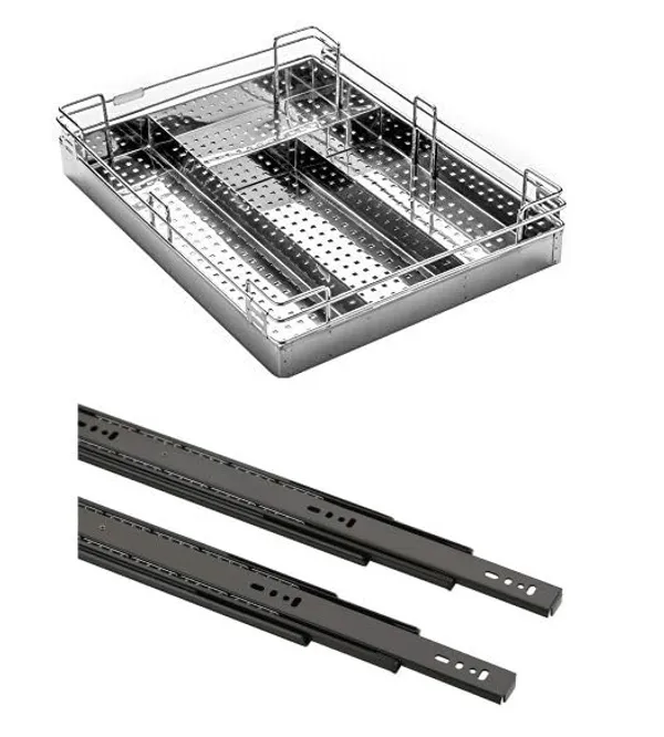 Qurtainz_Stainless_Steel_Modular_Kitchen_Basket_Sheet_Cutlery_Kitchen_Utensils_Basket,_17_W_X_20_D_X_4_H_Inches,_Silver_Along_With_Telescopic_Channel_20"-pack_of_1