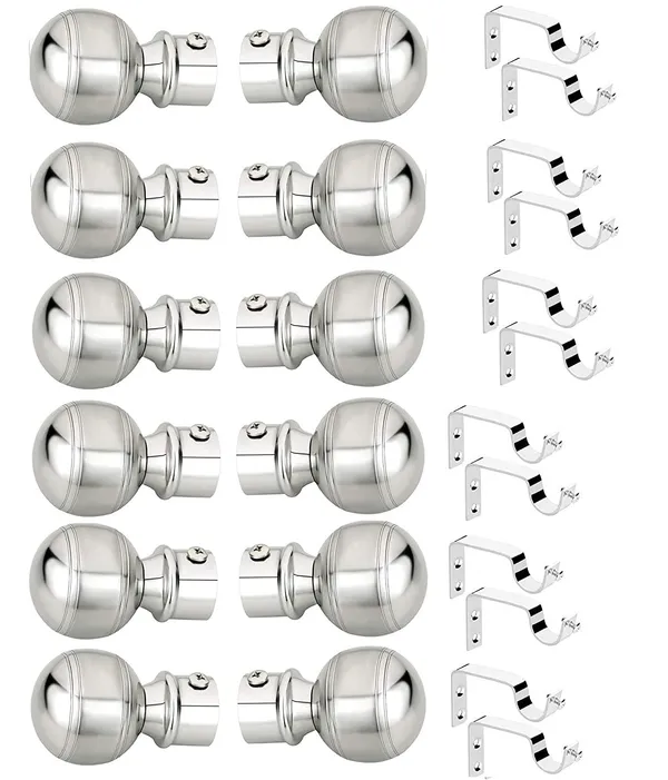 Qurtainz_Stainless_Steel_And_Alloy_Curtain_Finials_With_Support_12_Pieces_Finials_And_12_Pieces_Supports_Curtain_Accessories/Curtain_Finials/Curtain_Bracket_-6_Pair_Curtain_Brackets