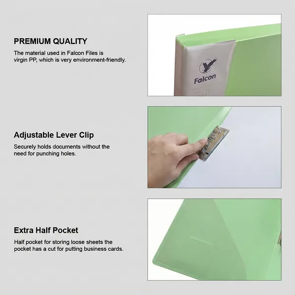 Green_Eco_Friendly_Pp_Punchless_Clip_File_Daily_Use,_Office_Use,_Students,_Home_Use_Punchless_Clip_File
