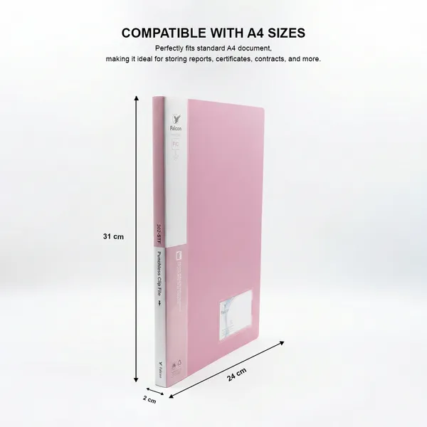 Pink_Eco_Friendly_Pp_Punchless_Clip_File_Daily_Use,_Office_Use,_Students,_Home_Use_Punchless_Clip_File