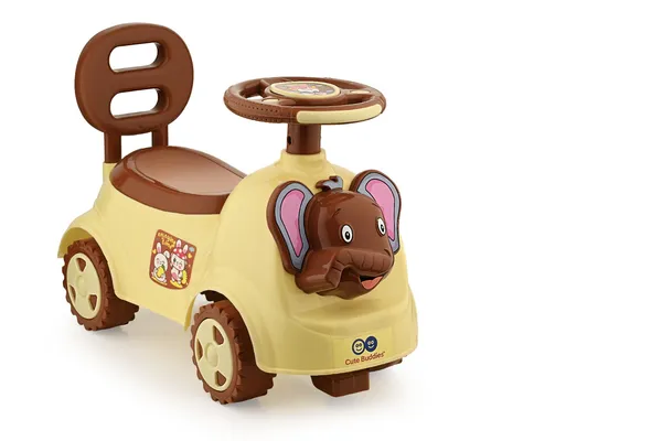 Brown_And_Cream_Plastic_Elephant_Ride_On_Push_Car_for_Kids