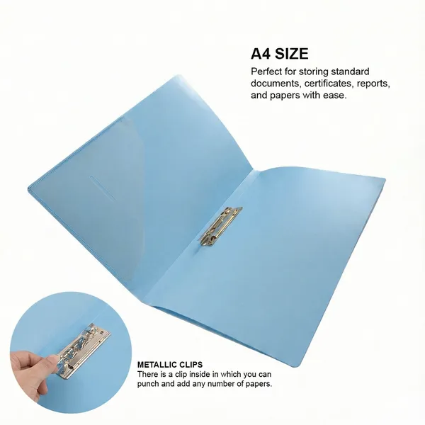 Light_Blue_Eco_Friendly_Pp_Punchless_Clip_File_Daily_Use,_Office_Use,_Students,_Home_Use_Punchless_Clip_File
