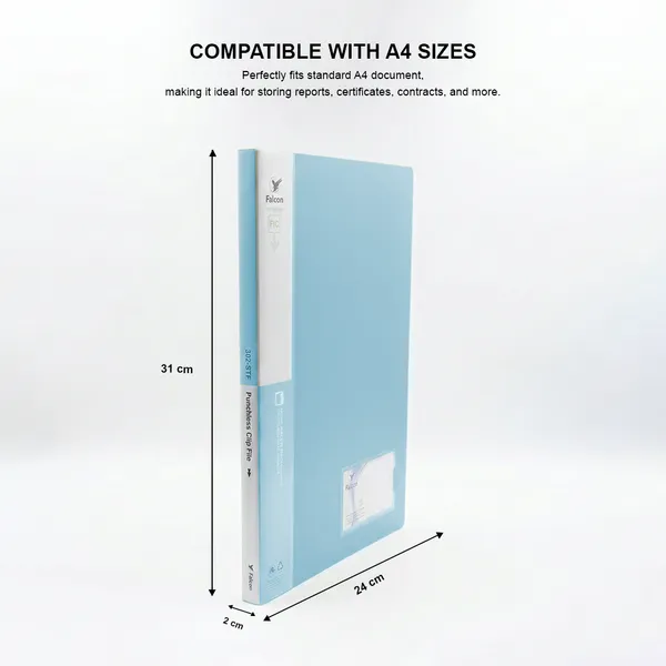 Light_Blue_Eco_Friendly_Pp_Punchless_Clip_File_Daily_Use,_Office_Use,_Students,_Home_Use_Punchless_Clip_File