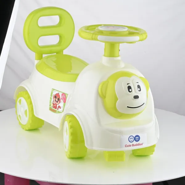 Green_And_White_Plastic_Monkey_Ride_On_Push_Car_for_Kids