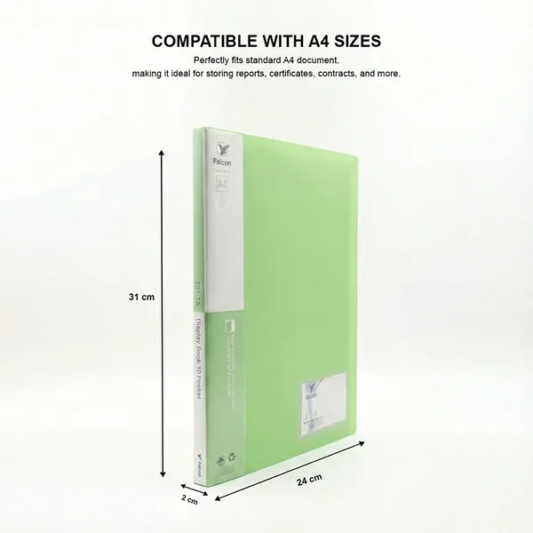 Green_Eco_Friendly_Pp_Trendy_Disply_Book_Filing_And_Organizing_Documents_Trendy_Display_Book